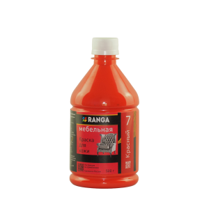 Краска для кожи мебельная №7 (красный) РАНГА 500 г